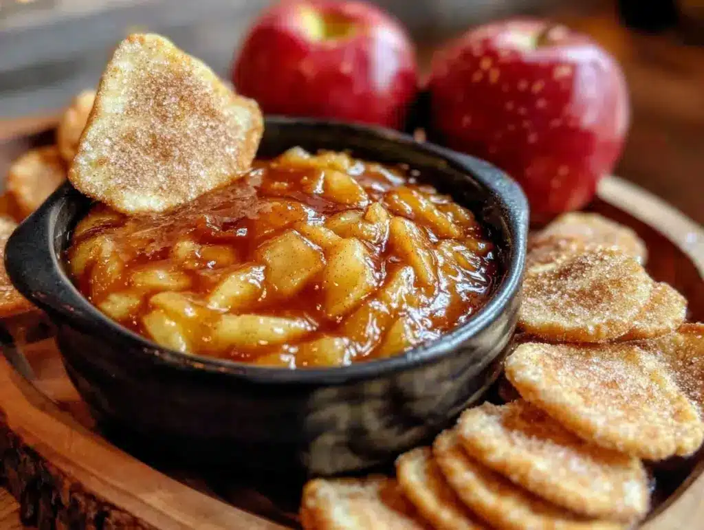 apple pie dip - featured image