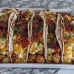 baked breakfast tacos - featured image