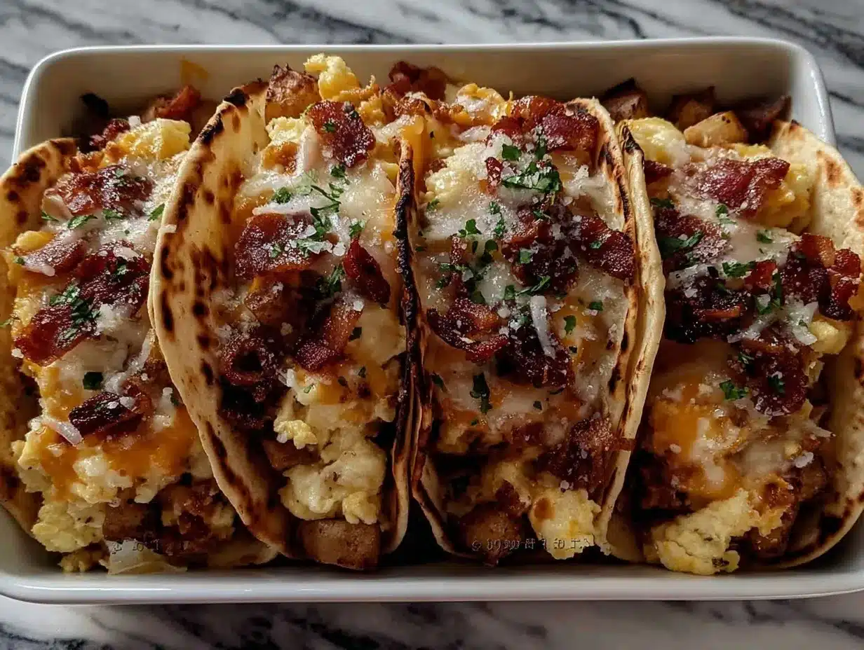 baked breakfast tacos preparation steps