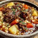 beef barley winter soup - featured image