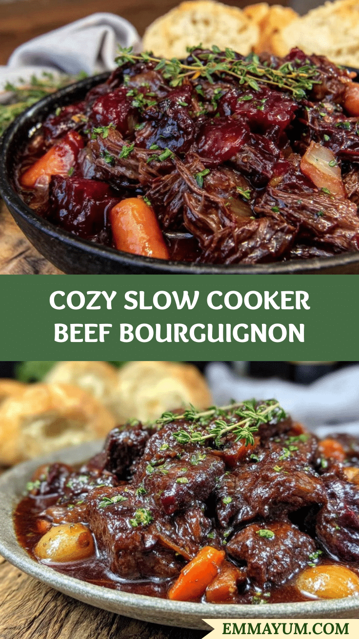 Beef Bourguignon Slow Cooker recipe