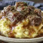 beef tips and gravy - featured image