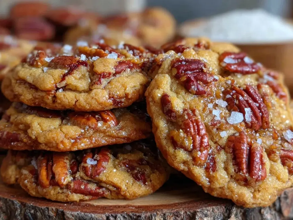 brown butter pecan cookies - featured image