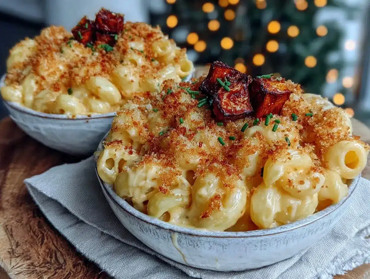 butternut squash mac and cheese preparation steps