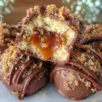 caramel crunch Butterfinger truffles - featured image