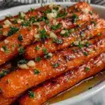 caramelized honey carrots - featured image