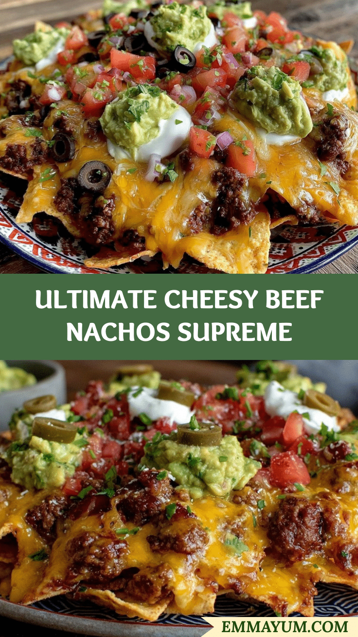 cheesy beef nachos supreme platter recipe