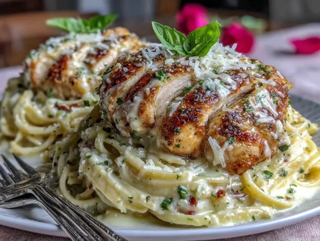 Chicken Alfredo for Two - featured image