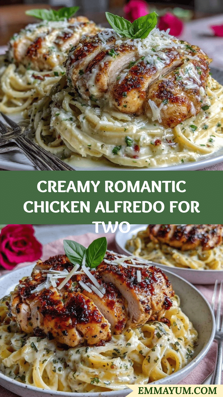 Chicken Alfredo for Two recipe