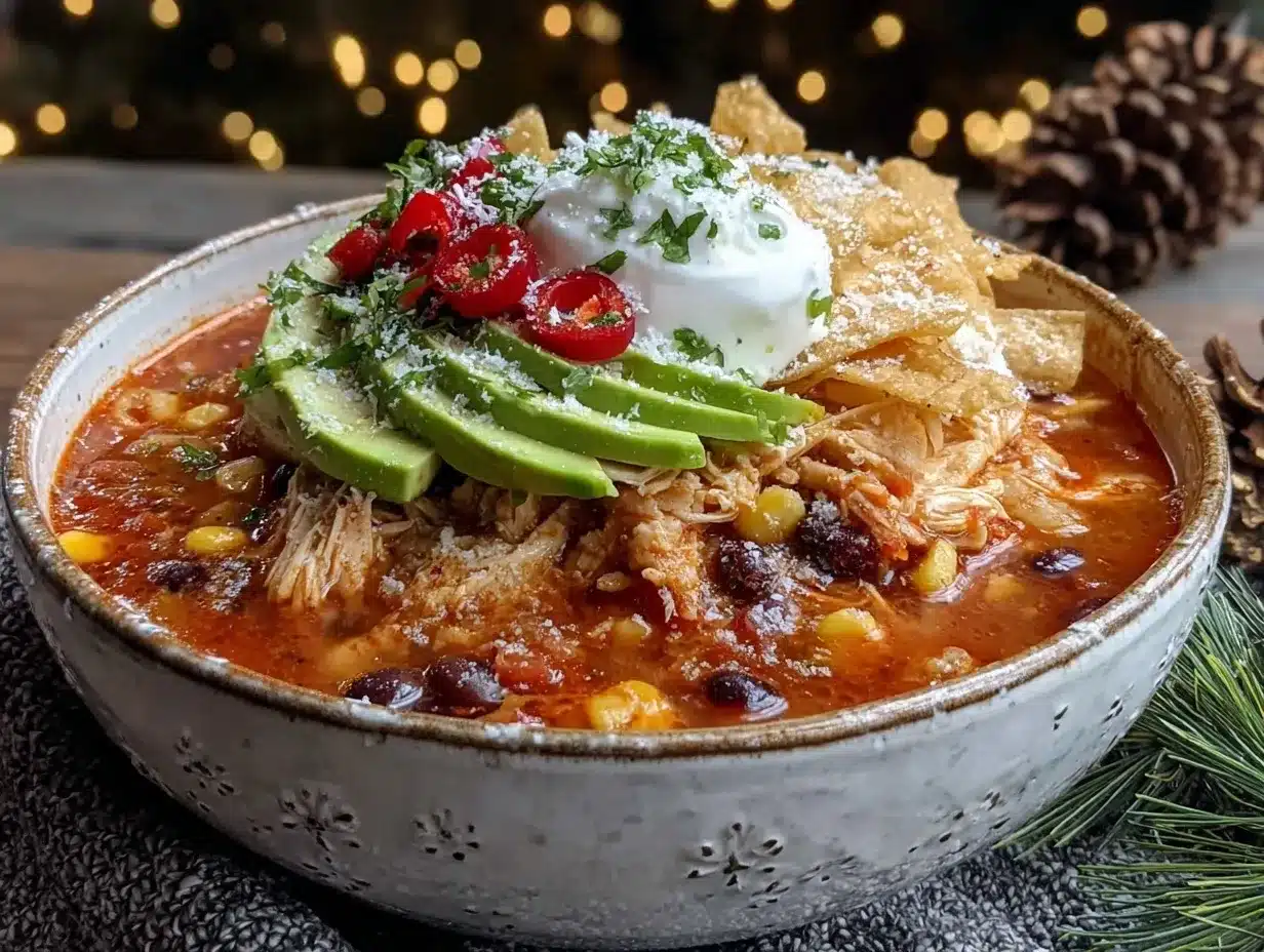 chicken tortilla soup recipe preparation steps