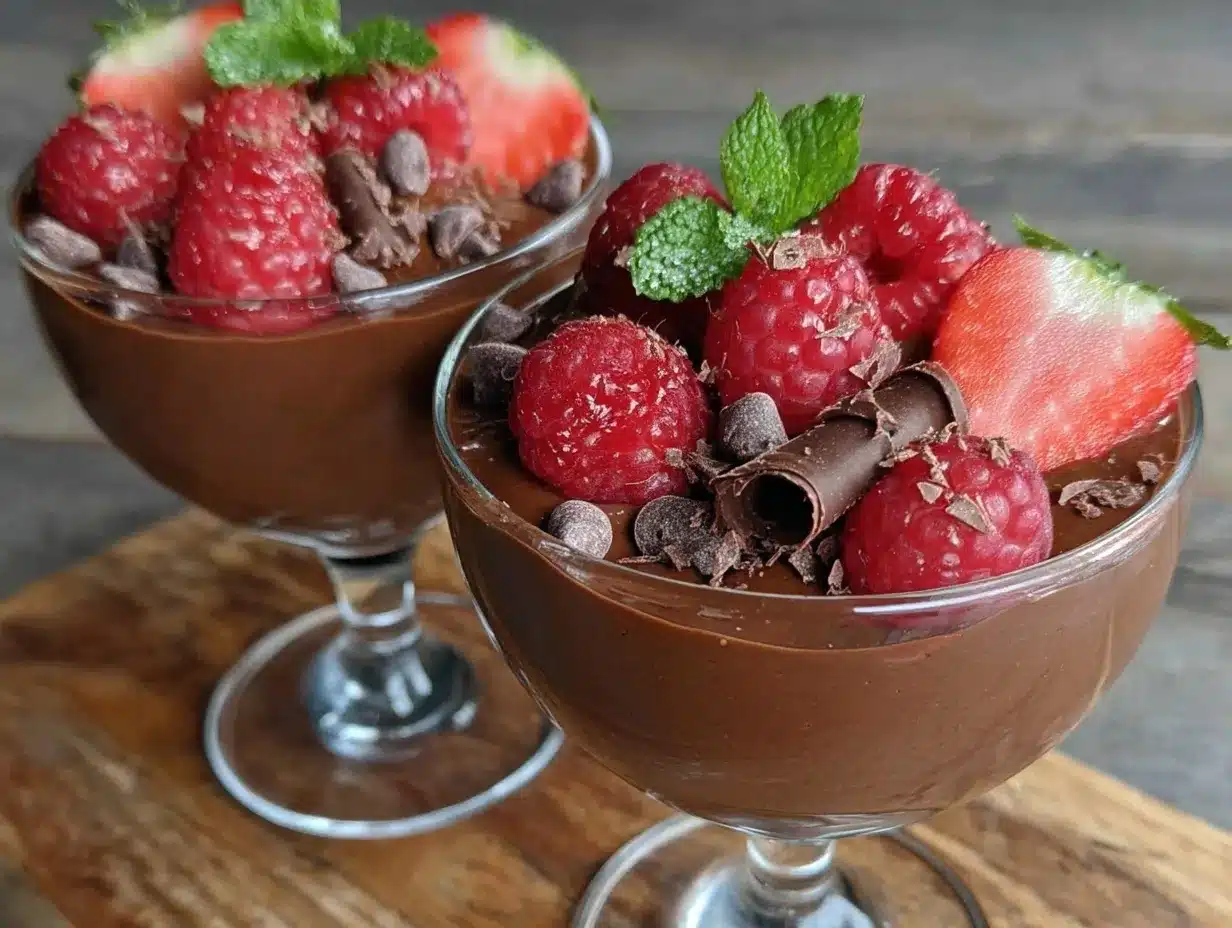 chocolate avocado mousse preparation steps