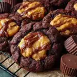 Chocolate Peanut Butter Cup Cookies - featured image