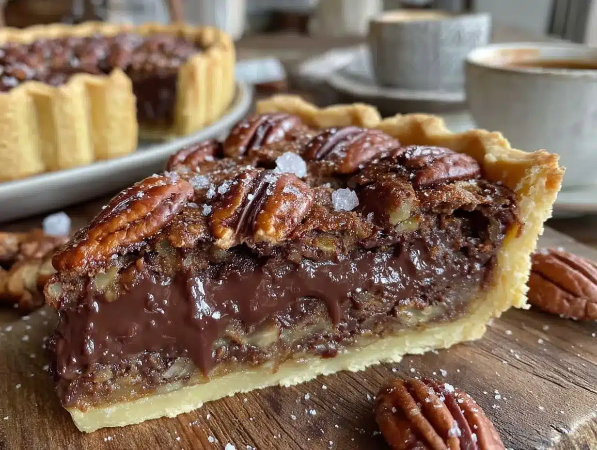 chocolate pecan pie preparation steps