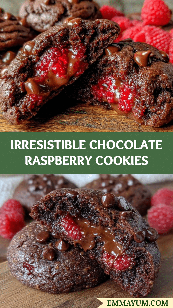 chocolate raspberry cookies recipe
