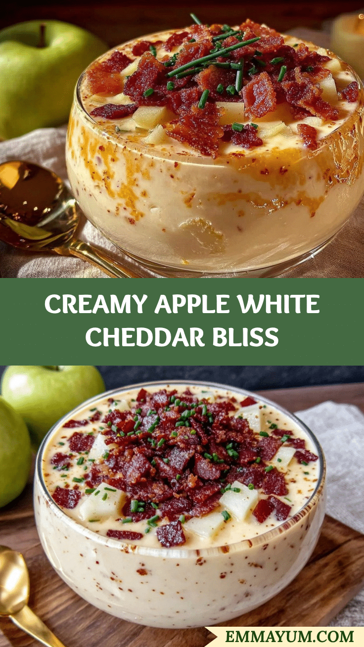 creamy apple and white cheddar soup recipe