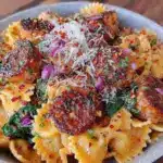 creamy butternut squash pasta - featured image