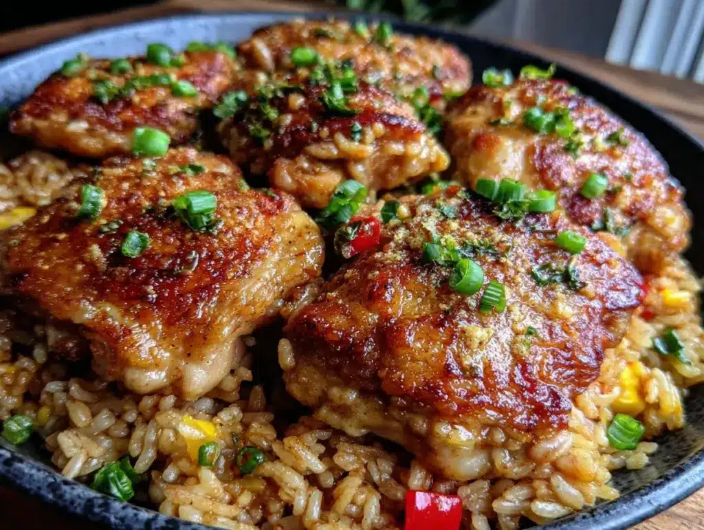 creamy Cajun chicken rice - featured image