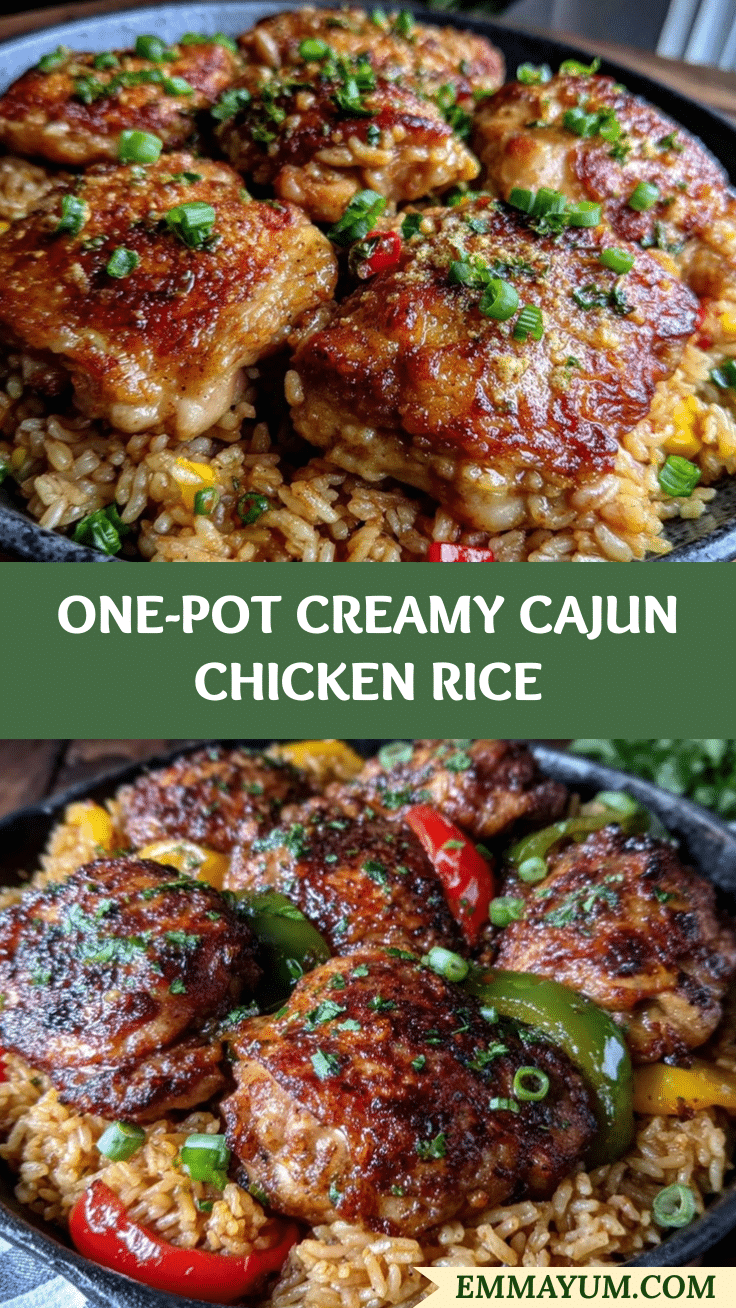 creamy Cajun chicken rice recipe