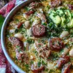 creamy cajun white chicken chili - featured image