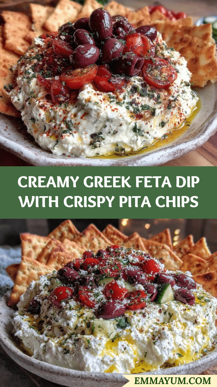 creamy Greek feta dip recipe