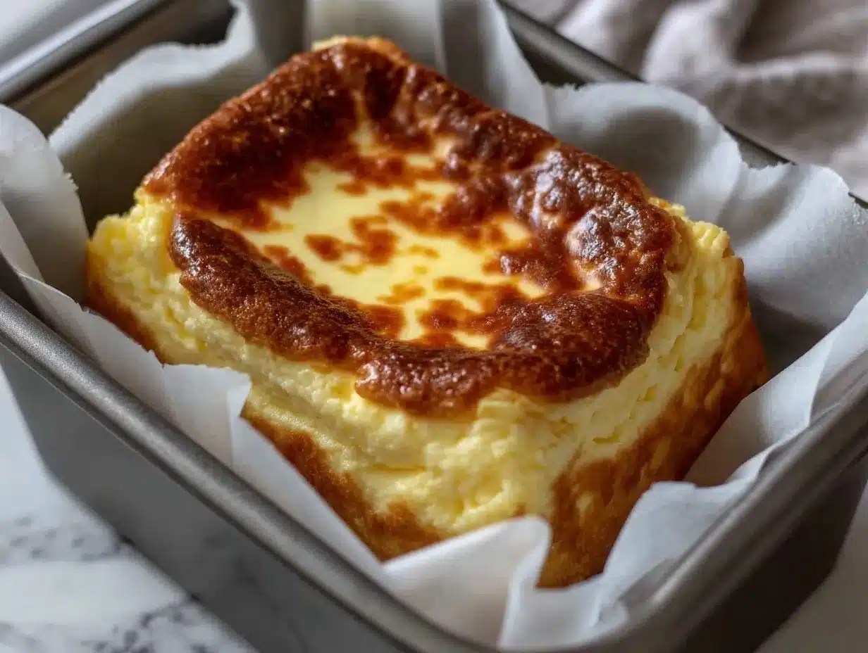 creamy loaf pan cheesecake preparation steps