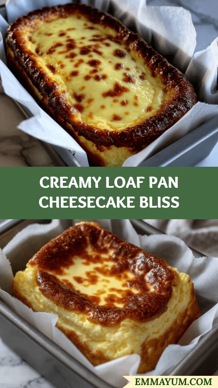 creamy loaf pan cheesecake recipe