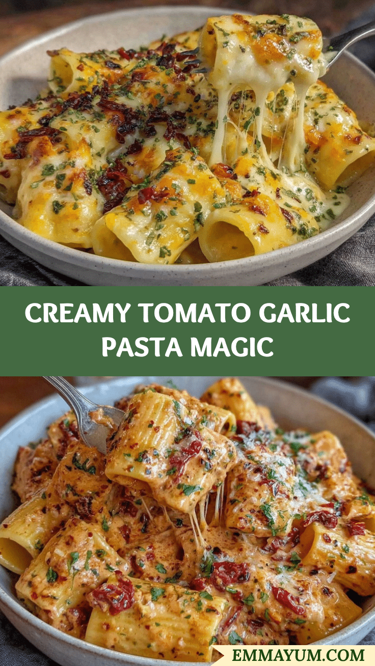 Creamy Tomato Garlic Pasta recipe