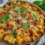 creamy tomato ricotta pasta - featured image