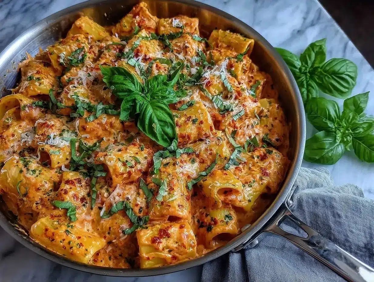 creamy tomato ricotta pasta preparation steps