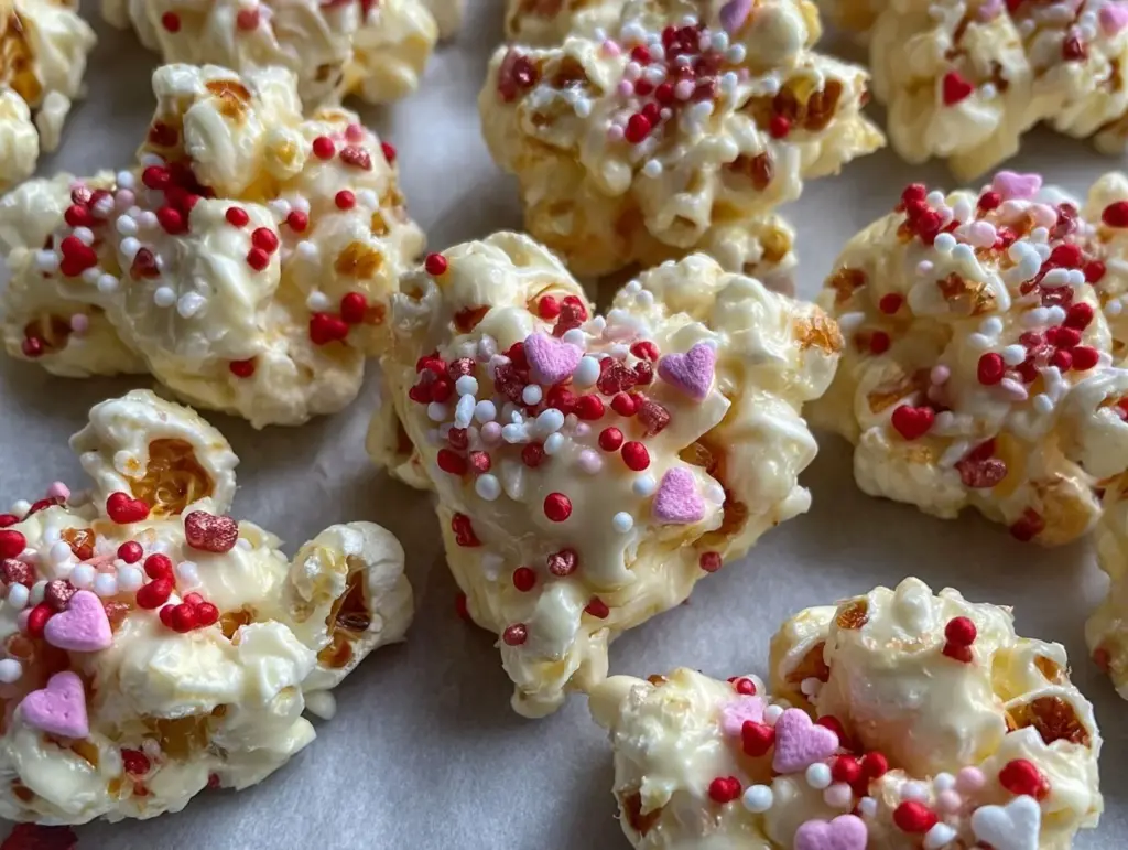 creamy Valentine popcorn - featured image