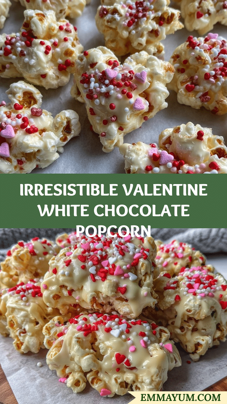creamy Valentine popcorn recipe