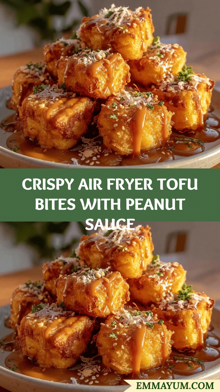 crispy air fryer tofu bites recipe