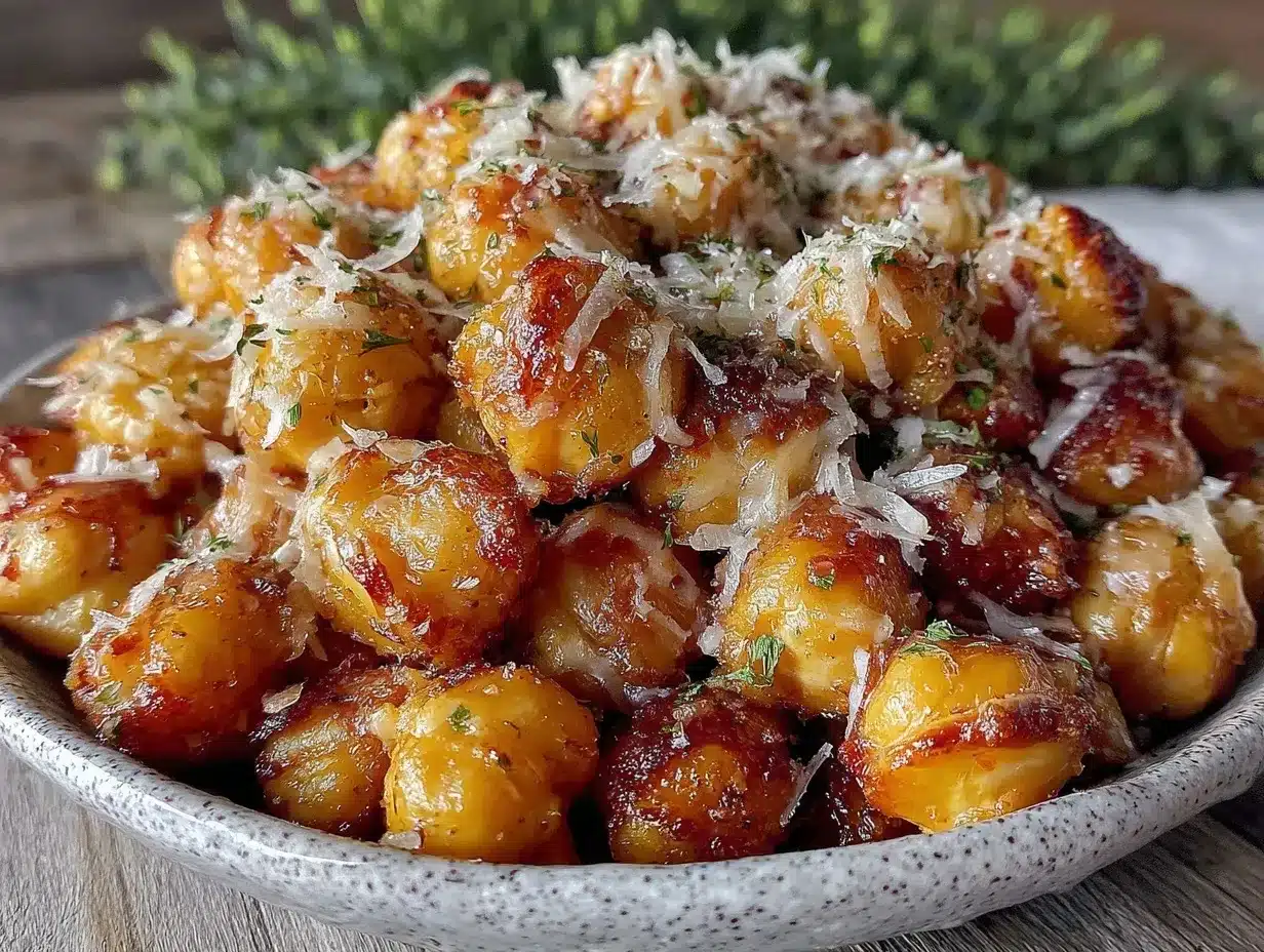 crispy garlic Parmesan roasted chickpeas preparation steps