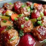 crockpot meatball stew - featured image