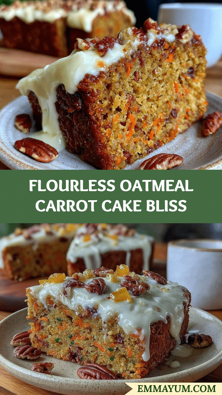 flourless oatmeal carrot cake recipe