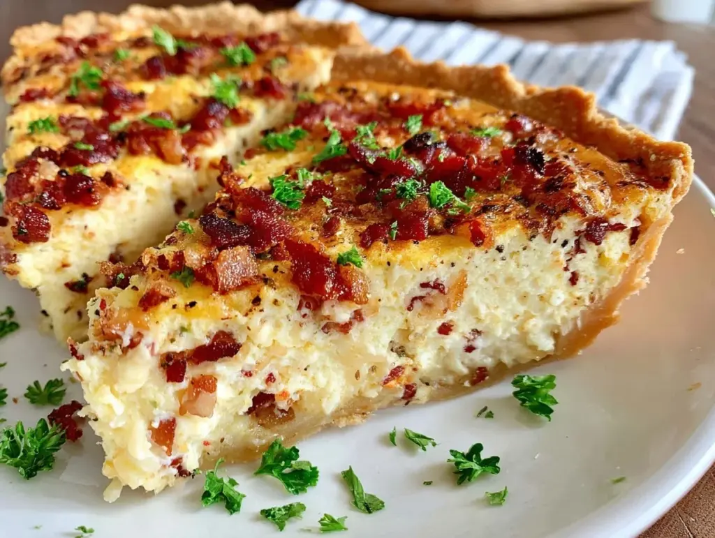 fluffy quiche - featured image
