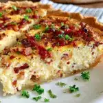 fluffy quiche - featured image