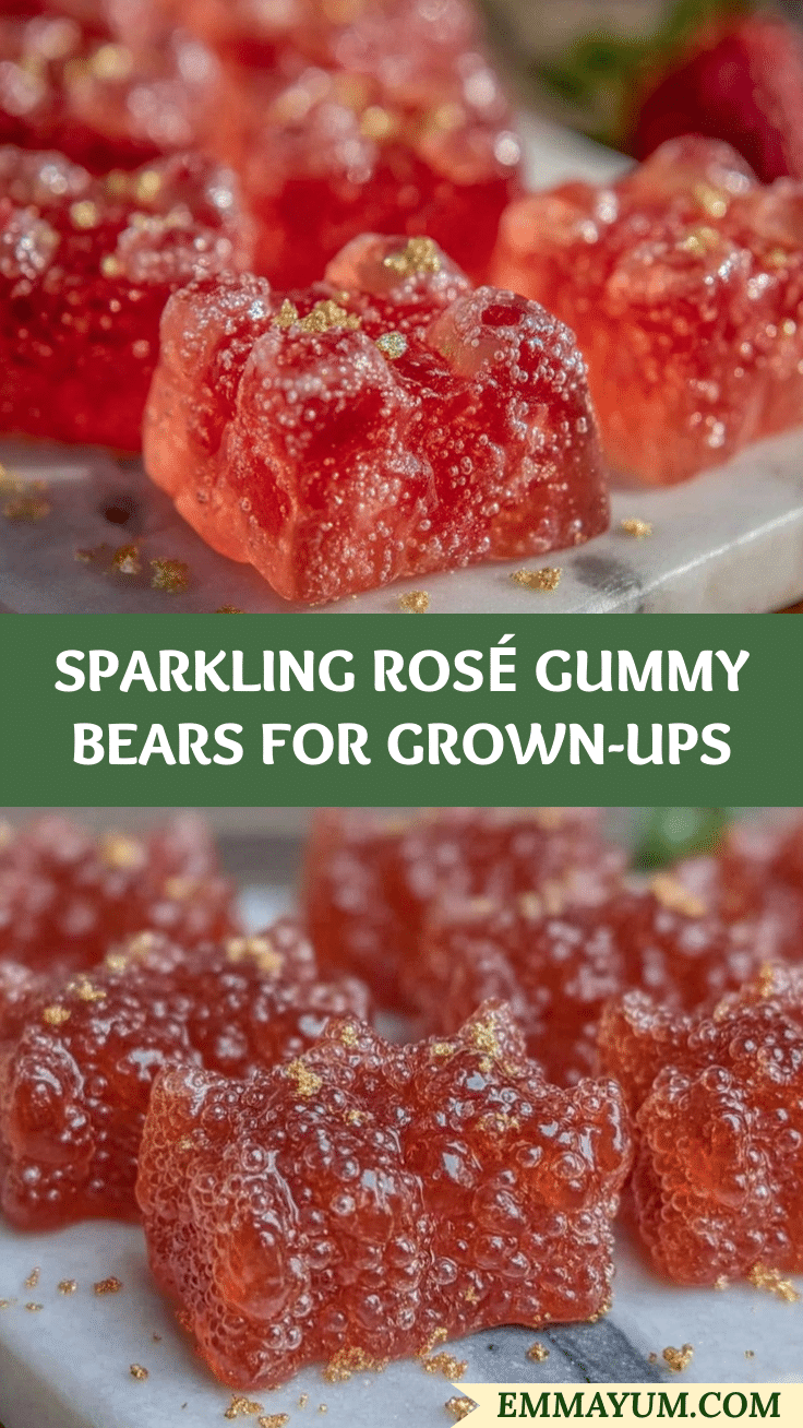 Galentine Rosé Gummy Bears recipe