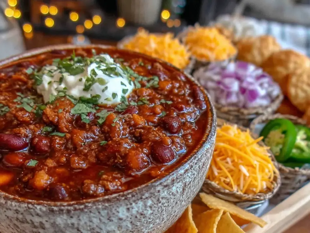 game day chili bar - featured image