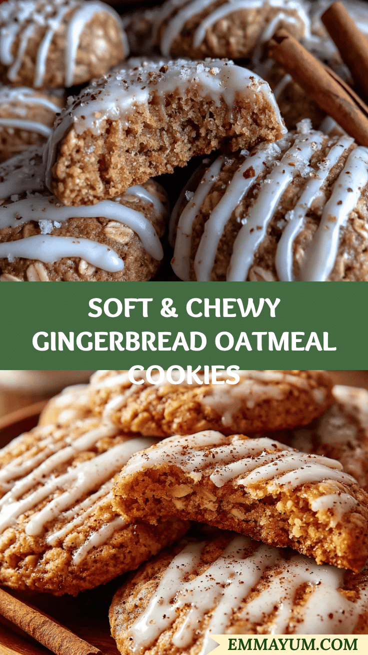 gingerbread oatmeal cookies recipe