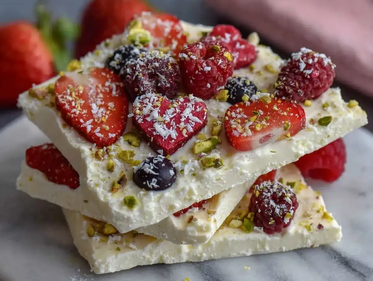 Greek Yogurt Bark preparation steps