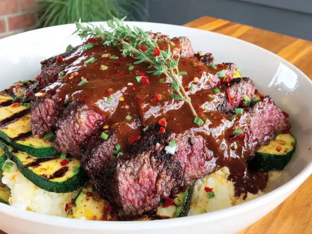 grilled steak bowl - featured image