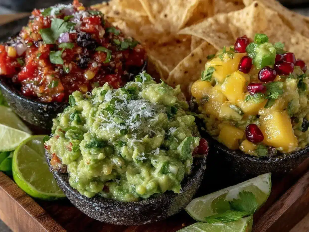 guacamole three ways preparation steps
