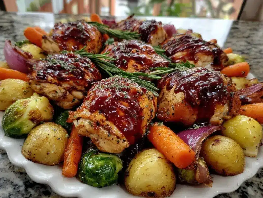 honey balsamic chicken - featured image