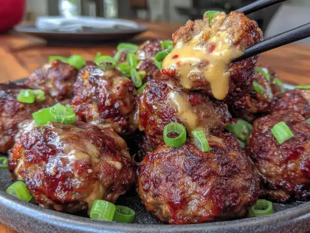 Korean BBQ meatballs - featured image