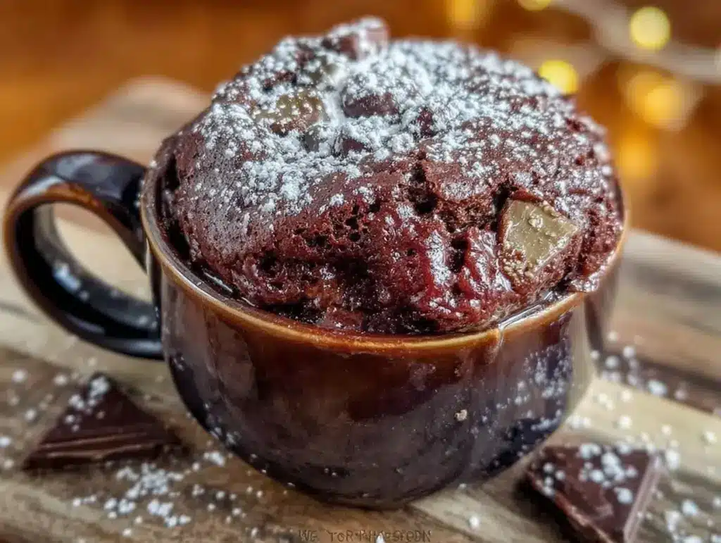 microwave mug brownie - featured image