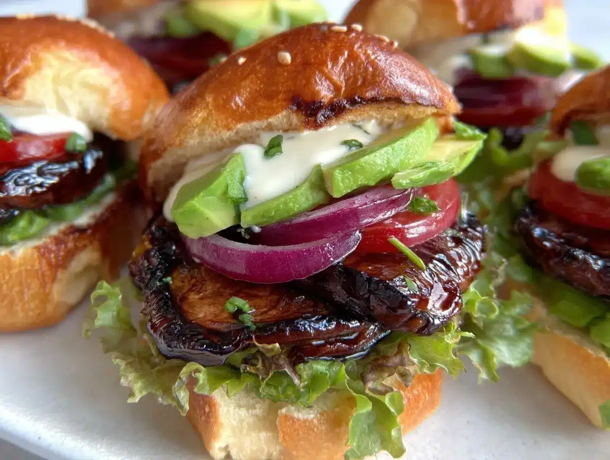 portobello mushroom burger preparation steps