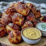 pretzel bites recipe - featured image
