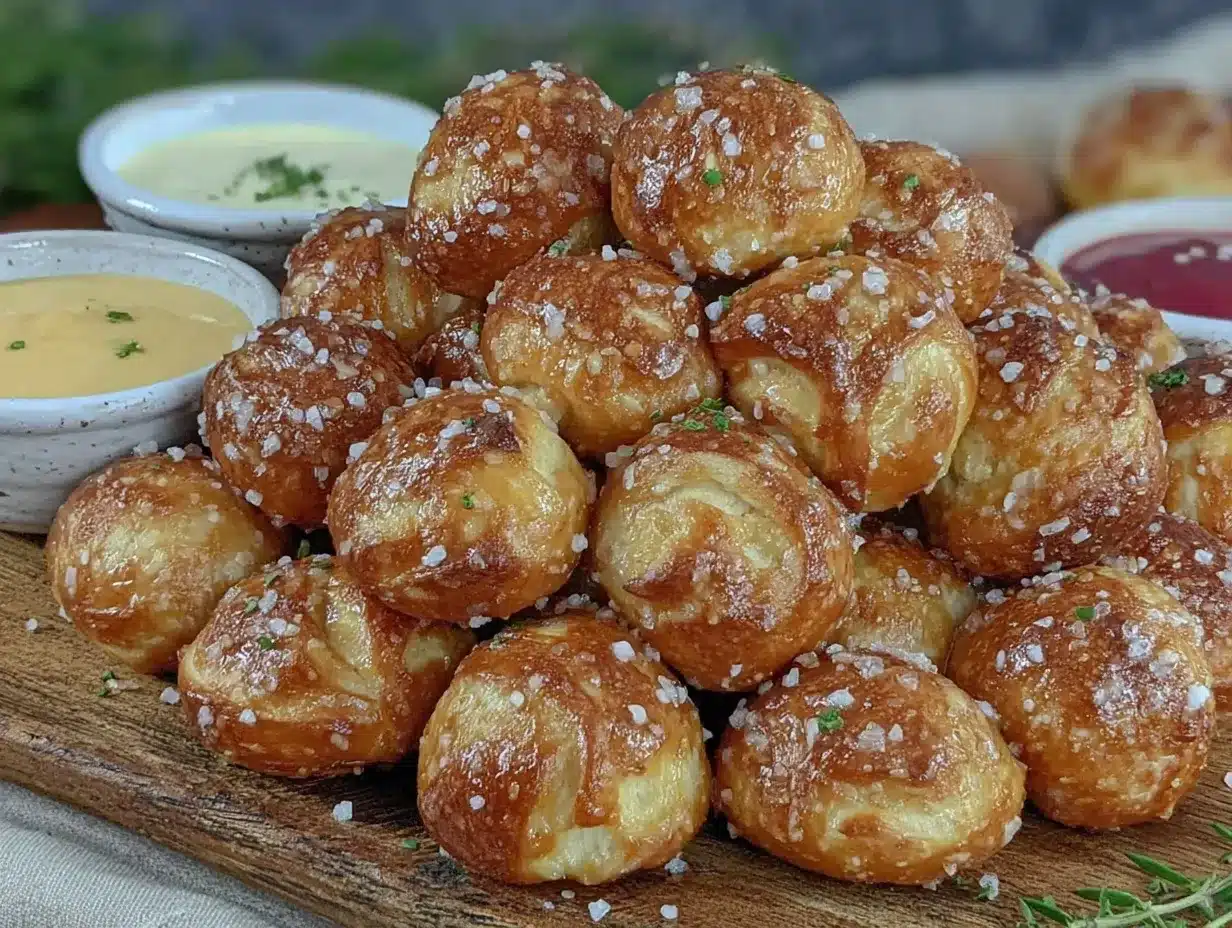 pretzel bites recipe preparation steps