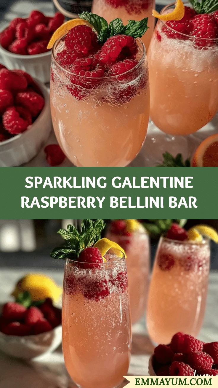 Raspberry Bellini Bar recipe